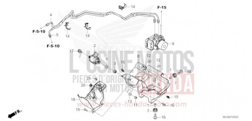 ABS MODULATOR CRF1100D4S de 2025